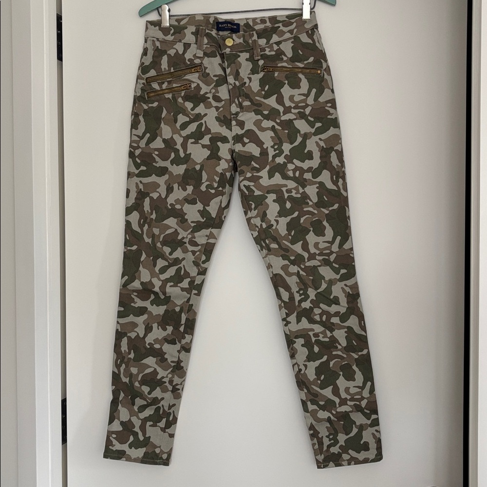 Ramy Brook Camouflage Pants in Green and Tan